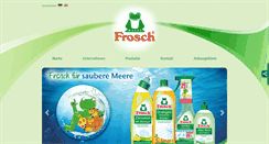 Desktop Screenshot of frosch.de